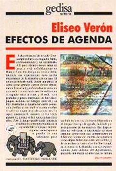 EFECTOS DE AGENDA.VERON, ELISEO