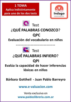 Tests QPC o QPI-Barbara Gottheil.Juan P. Barreyro 1 TOMA