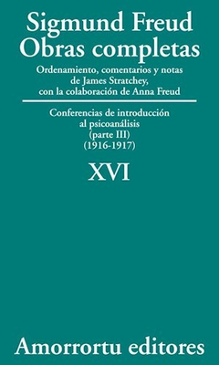 S.FREUD XVI OBRAS COMPLETAS.FREUD, SIGMUND