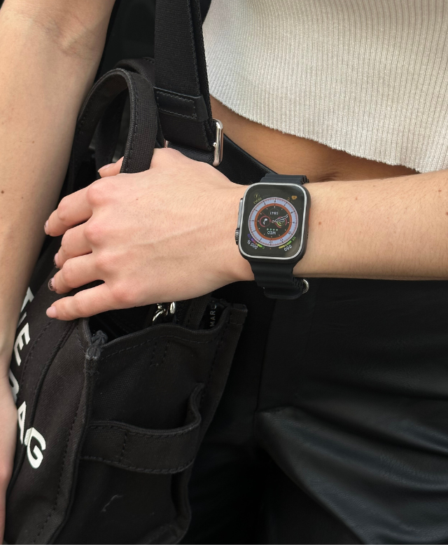 Smart watch online black