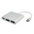 Adaptador Conversor Usb Tipo C 3.1 A Hdmi Usb Macbook 2016 Thunderbolt