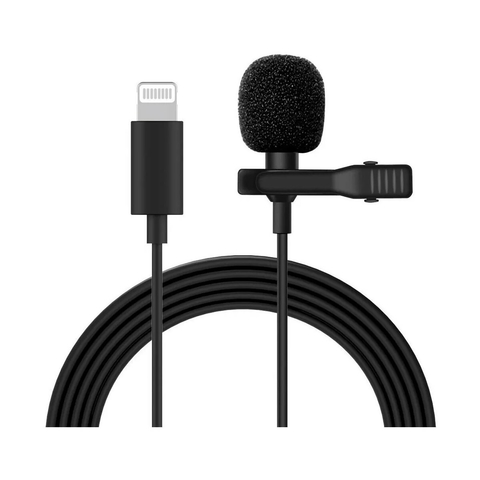 Microfono Corbatero Pro Lavalier Lightning iPhone iPad
