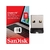 Pendrive Sandisk Cruzer Fit 16gb Usb 2.0 Negro Mini Nano - comprar online