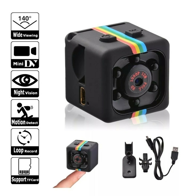 Mini Camara Espia Sq11 Vision Nocturna Deteccion Mov 1080p