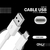 Cable Usb Tipo C 3mts Reforzado 2a Carga Datos Largo - comprar online
