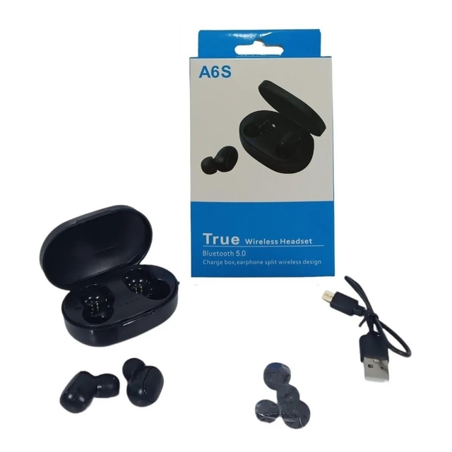 Audífonos Bluetooth True Wireless Headset 5.0 A6s - MOLA VARIEDADES