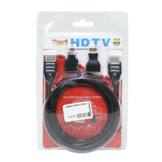 CABLE MICRO HDMI A HDMI 1.5MT