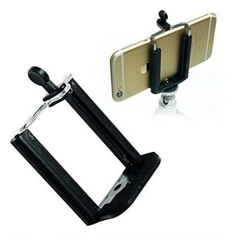 Adaptador de soporte de trípode para cámara, soporte de Clip para teléfono  móvil, para Smartphone monópode