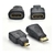 Cable Hdmi 1,5mts 3 En 1 Adaptadores Mini Hdmi Y Micro Hdmi - tienda online
