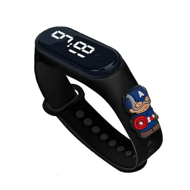 Reloj inteligente con pantalla táctil para niños, reloj LED