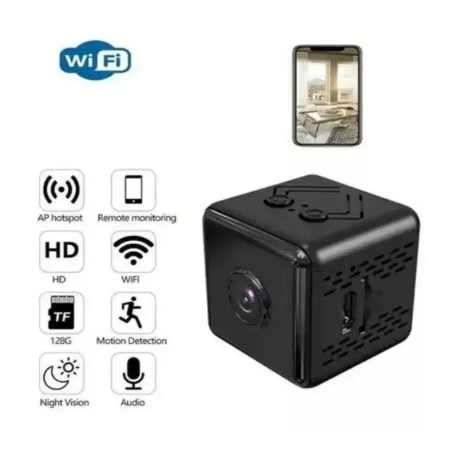 Mini cámara espía WIFI 1080P HD Oculto IP Movimiento Visión nocturna  Seguridad 