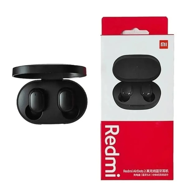 AUDÍFONOS INALÁMBRICOS XIAOMI REDMI AIRDOTS BLUETOOTH NEGRO