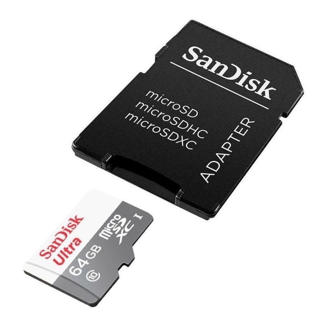 Tarjeta Memoria Sandisk Ultra Micro Sd 64gb Clase 10 100mb/s