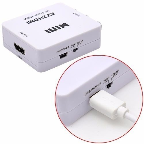 Conversor Rca Audio Video A Hdmi Hembra