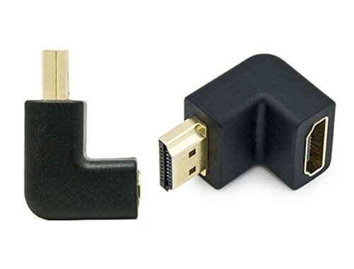 Adaptador HDMI Macho – Hembra en ángulo 90º - CELMAD