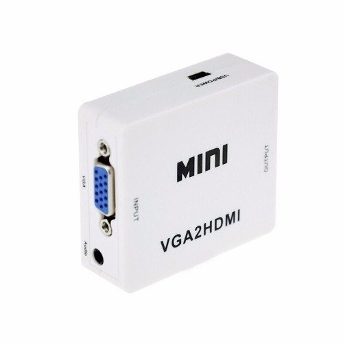 Conversor Vga A Hdmi Con Audio Conecta Notebook A Tv Full Hd