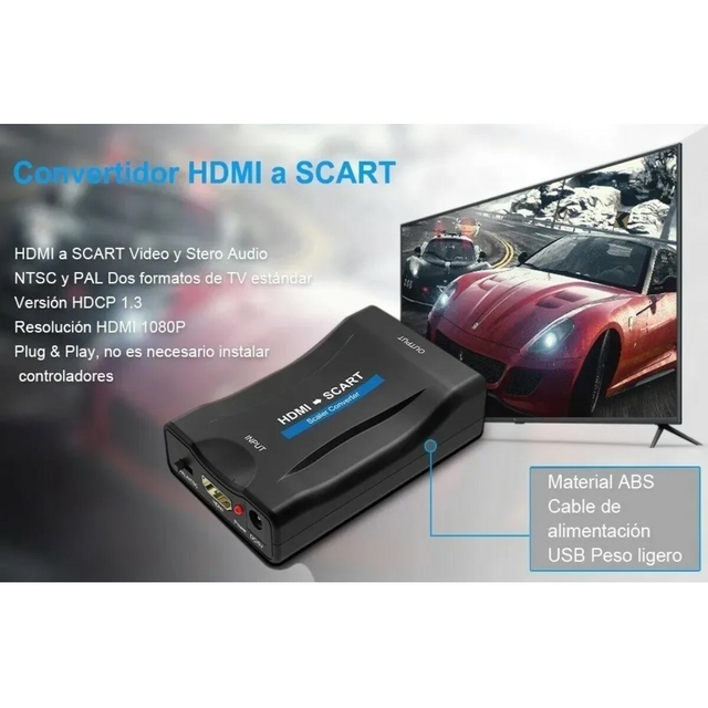 Convertidor HDMI/MHL a Euroconector