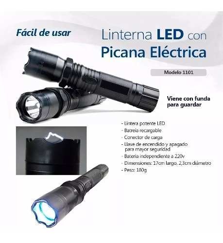 Picana Eléctrica Con Linterna Defensa Personal Febo - FEBO