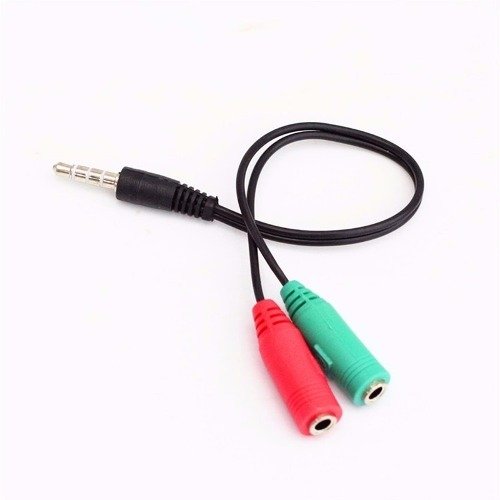 Cable Auxiliar Miniplug 3.5mm Con Microfono Para Auricular