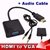 Conversor Hdmi A Vga +3.5mm Audio Consolas Notebooks Pc - comprar online