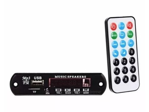 Modulo Reproductor Mp3 Bluetooth Audio Usb Sd Fm Auxiliar