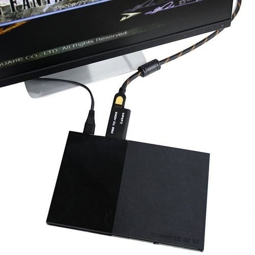 Sheiaier Adaptador convertidor PS2 a HDMI con cable
