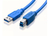 Cable Usb 3.0 A/b Azul 1,8m Impresoras Escaner Scanner