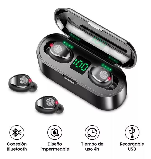 F9 tws bluetooth 5.0 español store