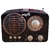 Radio Portatil Vintage Am Fm Retro Bluetooth Aux Usb Tf