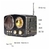 Radio Portatil Vintage Am Fm Retro Bluetooth Aux Usb Tf - TecnoEshop CBA