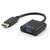 Conversor De Displayport Macho A Vga Hembra Full Hd 1080p