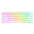 Teclado Mecanico Gamer Redragon Dragonborn K630 White Rgb 60% - tienda online