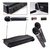 Microfono Inalambrico Doble Karaoke Kit Microfonos X2 en internet