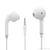 Auriculares Headset Stereo In Ear Blancos Manos Libres Mic