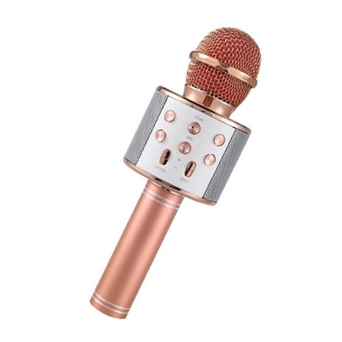 Microfono Parlante Karaoke Ws-858 Inalambrico Bluetooth