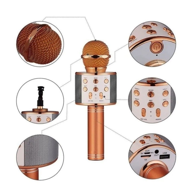 Microfono inalambrico ws 858 sale