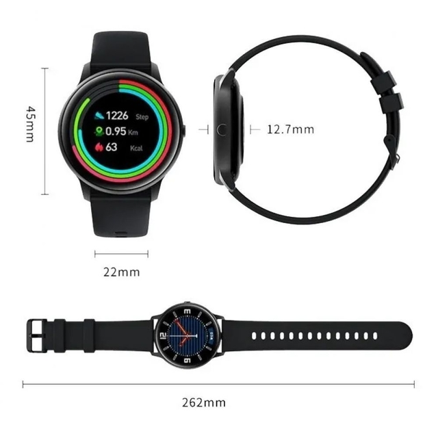 Reloj Smart Watch Xiaomi Imilab Kw66 1.28 Malla Negra