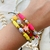 Pulsera Fimo Ojo Naranja - comprar online