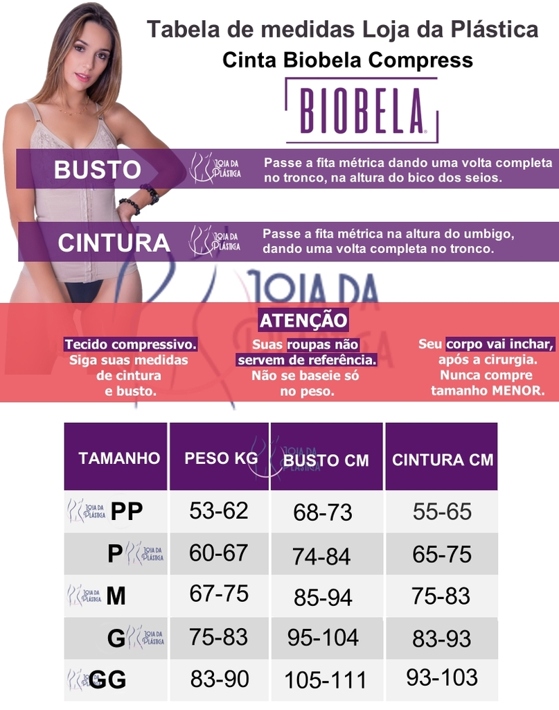 Cinta Modeladora Corpete Corselet Com Barbatanas 4 Bojo Alta Compressão  Sutiã Biobela 1649 - Modeladores e Redutores Femininos - Magazine Luiza