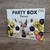PARTY BOX - Dorado (44 Piezas)