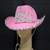 Gorro Rosa Cowboy Corona c/ Glitter