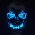 Máscara Calavera Blanca LED - comprar online