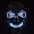 Máscara Calavera Blanca LED - Krokantes