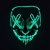 Máscara Purga Negra LED - Krokantes