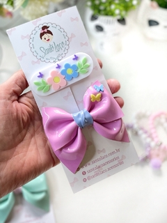 Kit hair clips floral - (PRONTA ENTREGA) na internet