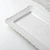 BANDEJA CERAMICA RECTANGULAR WHITE 30 CM (090286) - comprar online