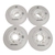 Ruedas De Rollers Stark Profesionales 80mm 85a Sin Led pack 4 unidades - FULL FITNESS®