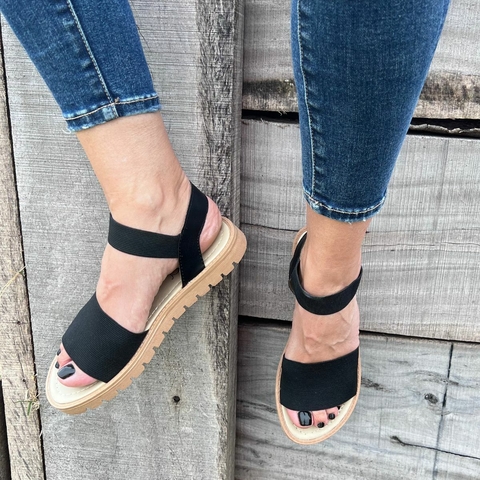 Sandalias de elastico para dama sale