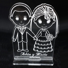 SOUVENIR MATRIMONIO PAREJA PACK X 10 - comprar online