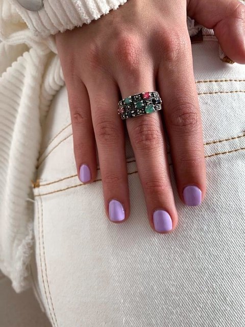 Anillos marquesitas online plata
